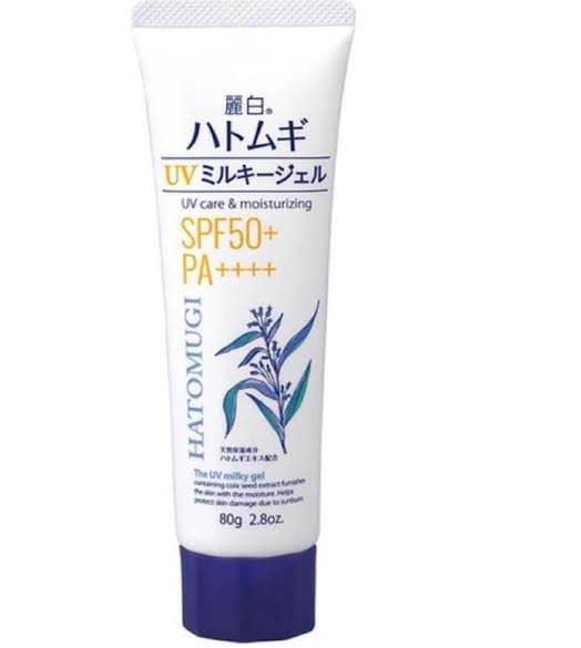 HATOMUGI UV CARE & MOISTURIZING SPF50+ PA++++ 80g/2.8oz image 0