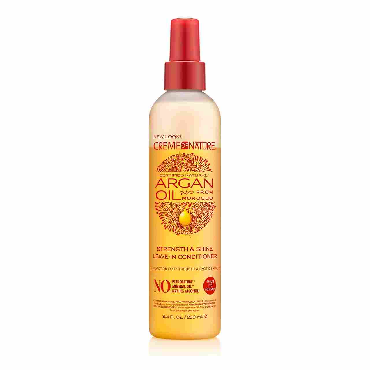 CREME OF NATURE ARGAN OIL STRENGTH & SHINE LEAVE-IN CONDITIONER 8.45oz image 0