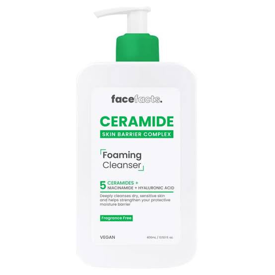 FACEFACTS CERAMIDE FOAMING CLEANSER 400ml/13.53oz image 0