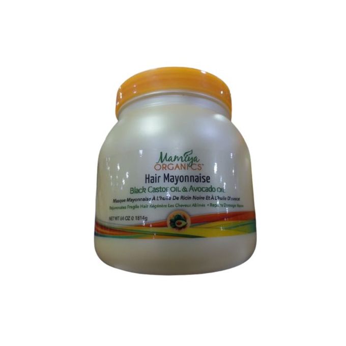 MAMIYA ORGANICS HAIR MAYONNAISE BLACK CASTOR OIL & AVOCADO OIL 64oz/1814g image 0