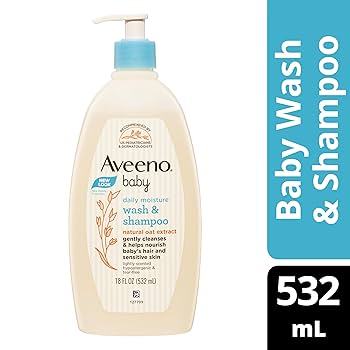 AVEENO BABY WASH & SHAMPOO 18oz/532ml