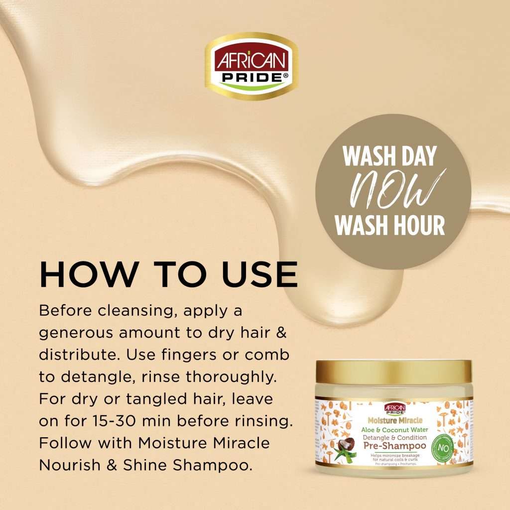 AFRICAN PRIDE ALOE & COCONUT WATER PRE-SHAMPOO 340g/12oz image 0