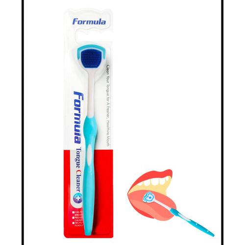 FORMULA TONGUE CLEANER - BRUSH TYPE