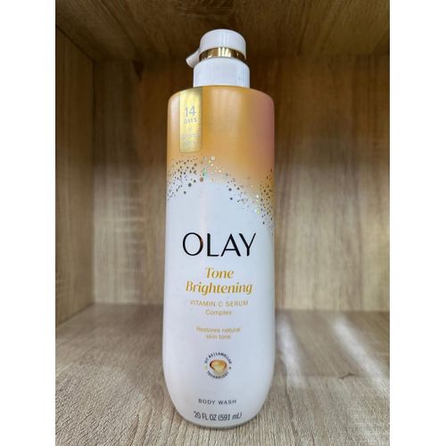 OLAY TONE BRIGHTENING VITAMIN C SERUM COMPLEX BODY WASH 20oz/591ml