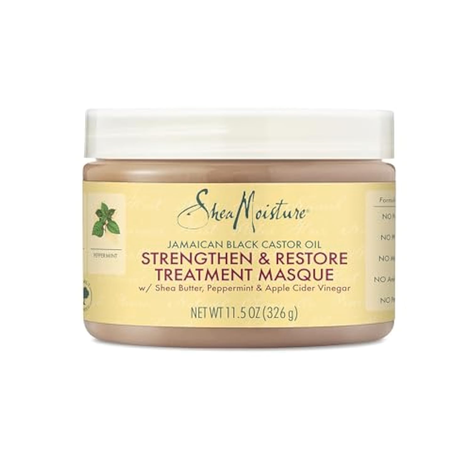 SHEA MOISTURE JAMAICAN BLACK CASTOR OIL STRENGTHEN & RESTORE TREATMENT MASQUE 340g