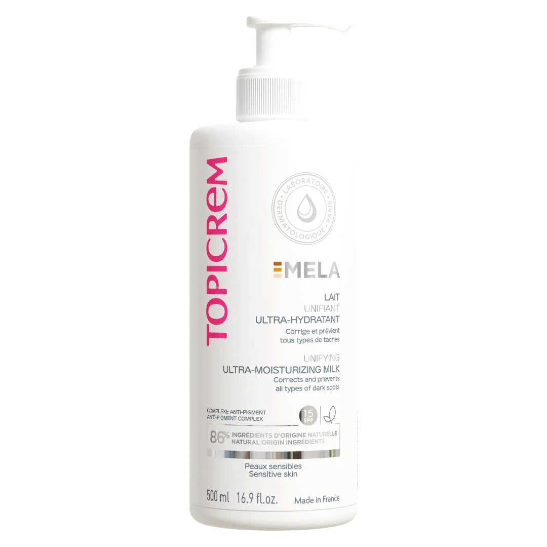 TOPICREM MELA UNIFYING ULTRA-MOISTURIZING MILK 500ml/16.9oz image 0