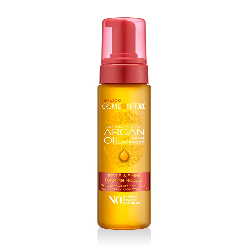 CREME OF NATURE STYLE & SHINE FOAMING MOUSSE 207ml/7oz image 0