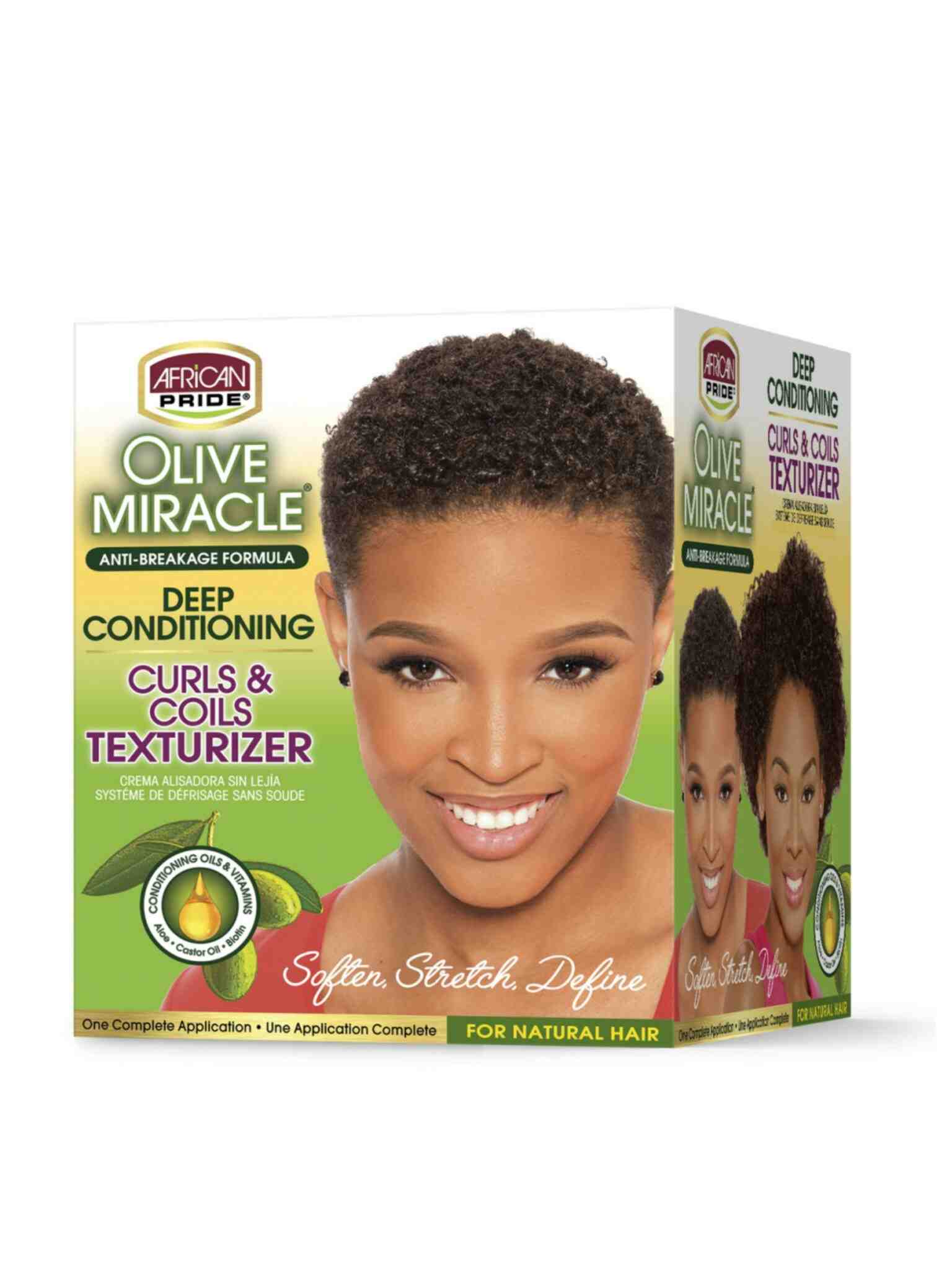AFRICAN PRIDE OLIVE MIRACLE TEXTURIZER KIT image 0