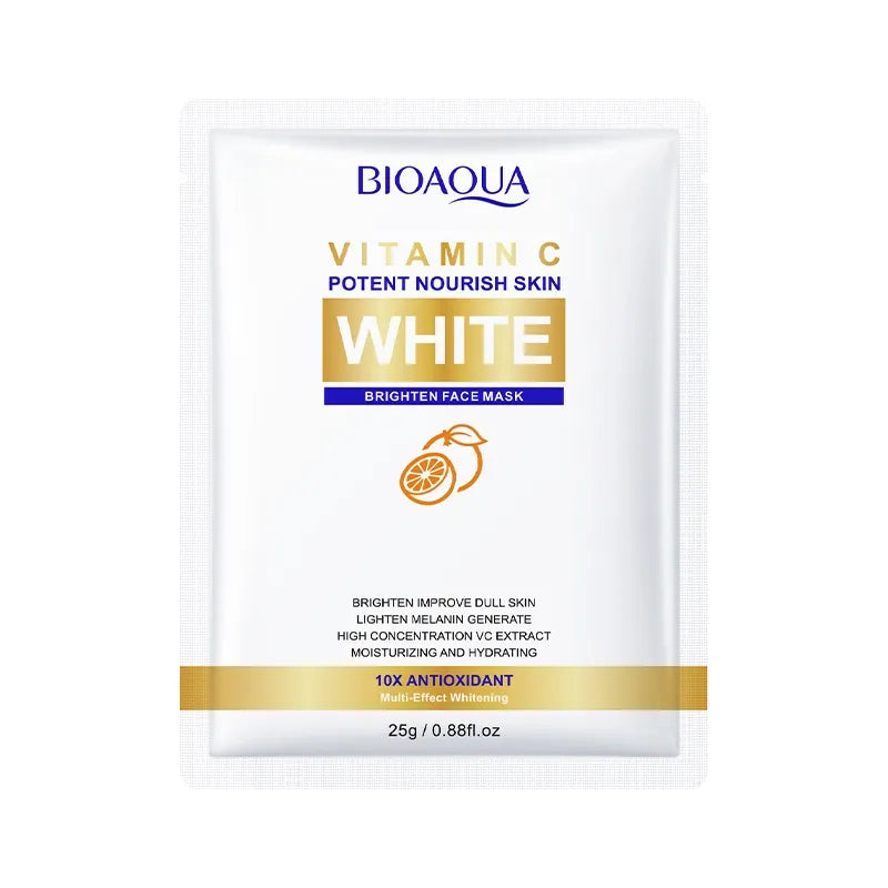 BIOAQUA VITAMIN C WHITE BRIGHTEN FACE SHEET MASK 25g/0.88oz image 0