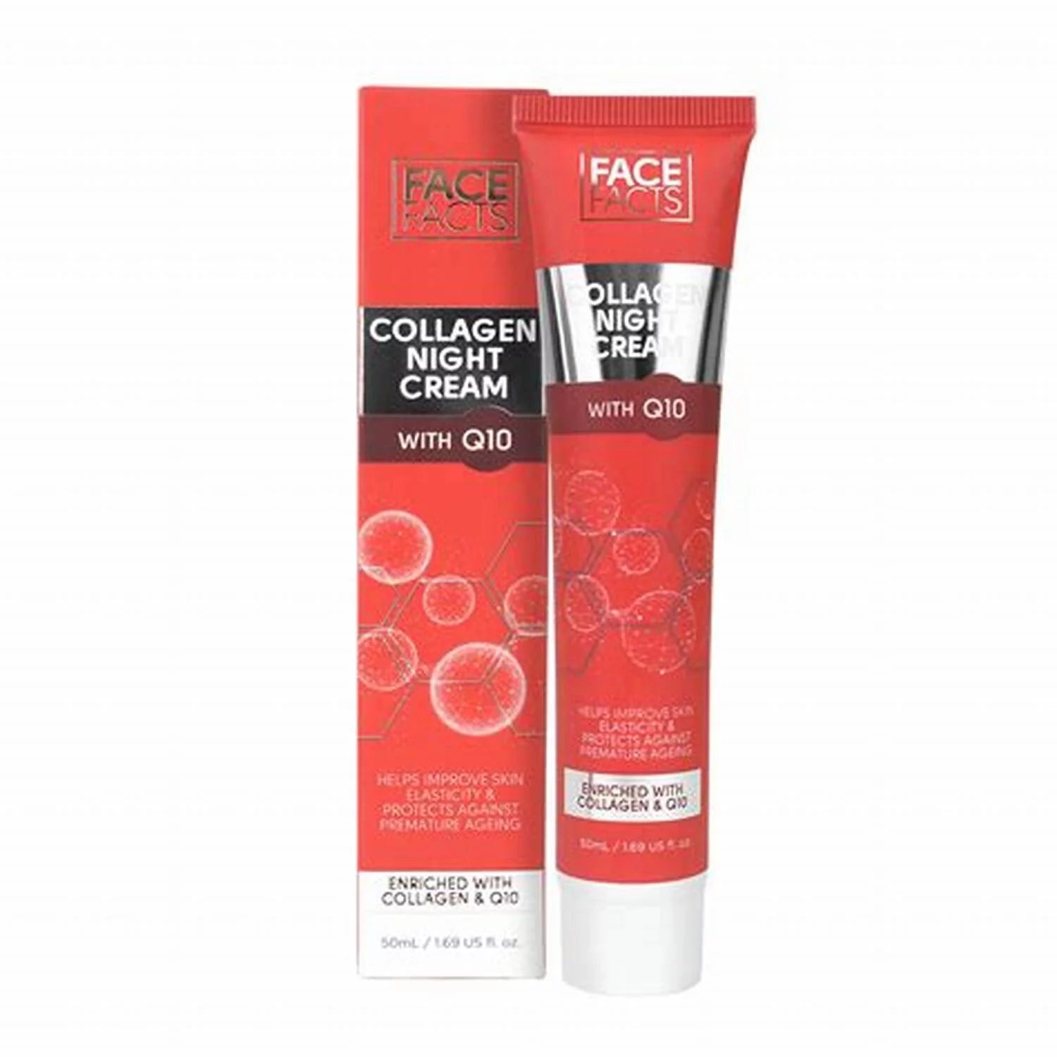 FACEFACTS COLLAGEN NIGHT CREAM WITH Q10 50ml/1.69oz image 0