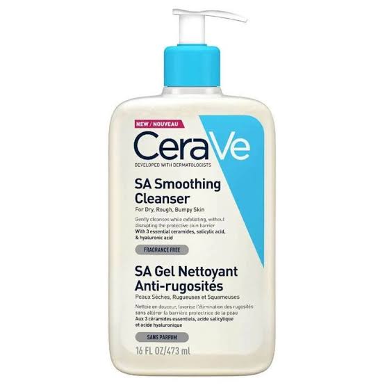 CERAVE SA SMOOTHING CLEANSER FOR DRY, ROUGH, BUMPY SKIN 16oz/473ml image 0