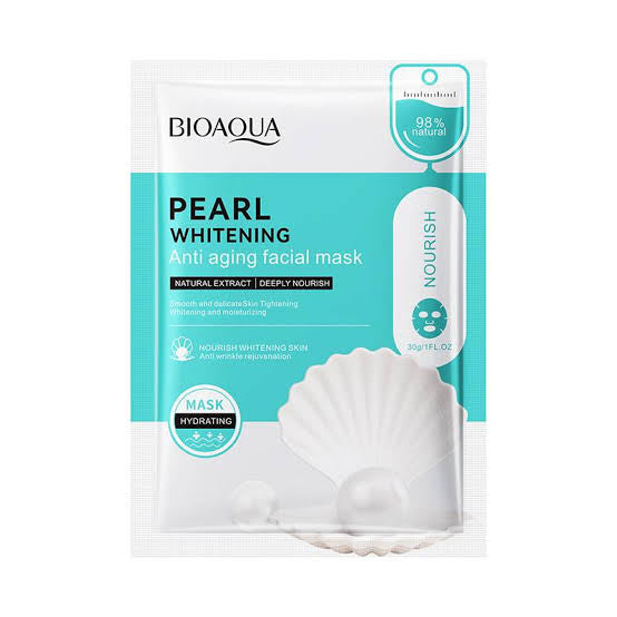 BIOAQUA PEARL WHITENING ANTI-AGING FACIAL MASK image 0