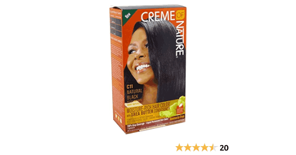 CREME OF NATURE MOISTURE RICH HAIR COLOR C11 NATURAL BLACK image 0