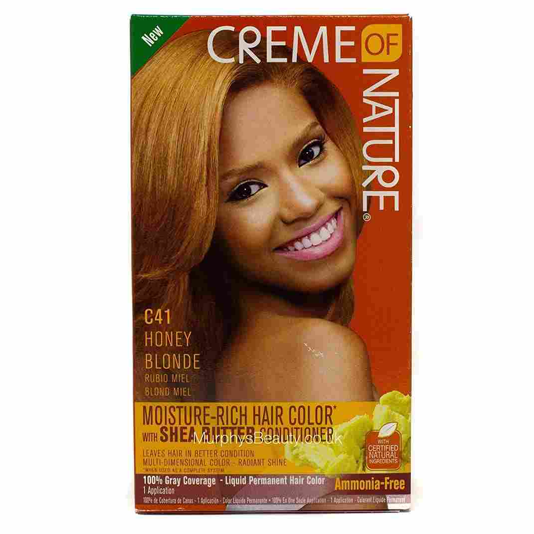 CREME OF NATURE MOISTURE RICH HAIR COLOR C41 HONEY BLONDE image 0
