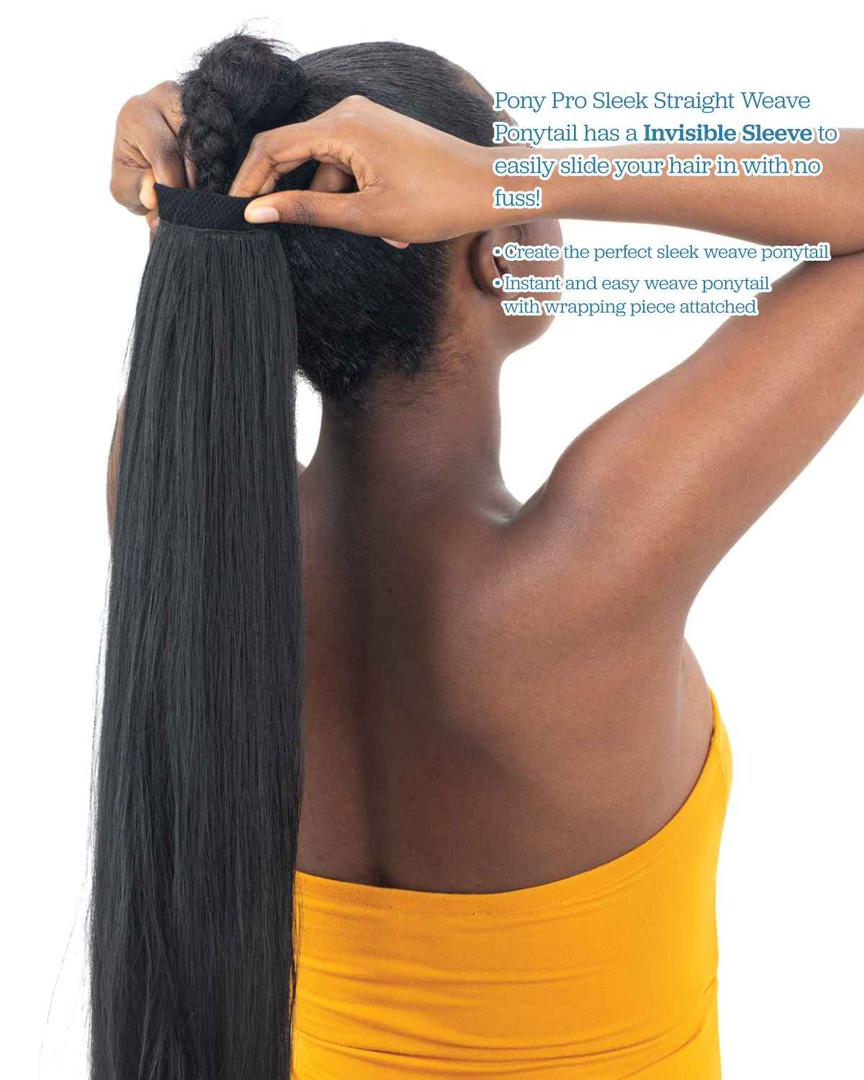 SHAKE N GO ORGANIQUE PONY PRO WEAVE PONYTAIL SLEEK STRAIGHT image 0