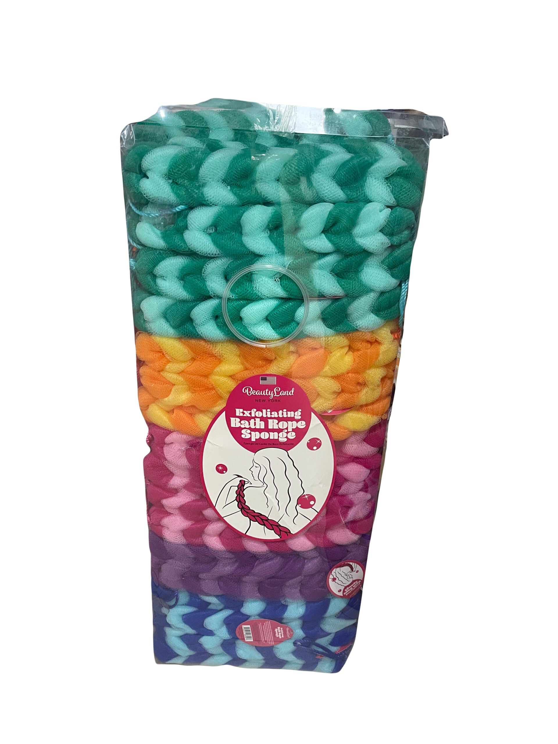 BEAUTYLAND EXFOLIATING BATH ROPE SPONGE image 1