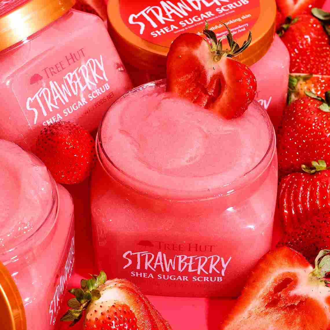 TREE HUT STRAWBERRY SHEA SUGAR SCRUB 510g/18oz image 0