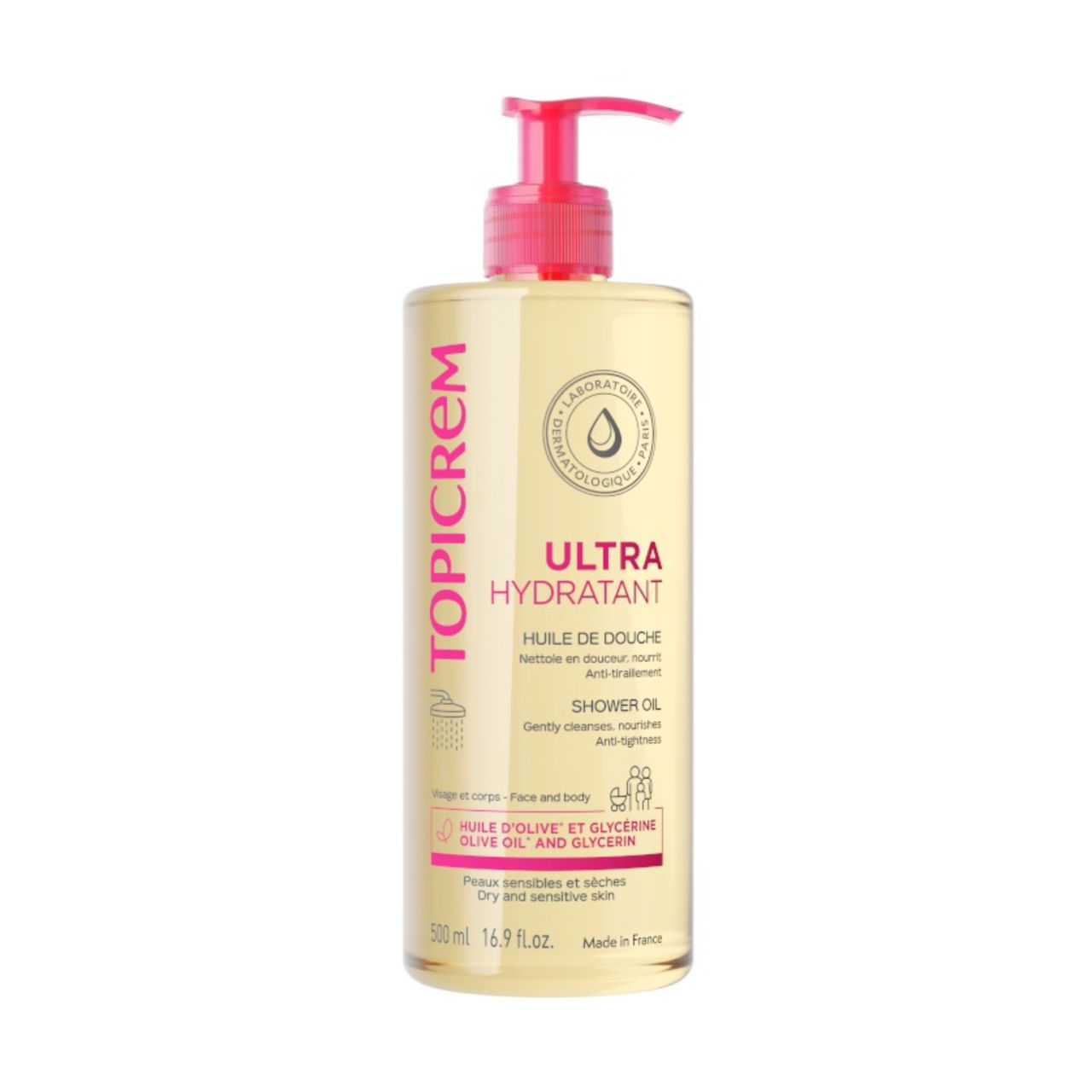 TOPICREM ULTRA HYDRATANT SHOWER OIL 500ml/16.9oz image 0