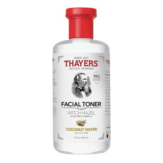 THAYERS FACIAL TONER WITCH HAZEL COCONUT WATER - ALCOHOL FREE 12oz/355ml image 0
