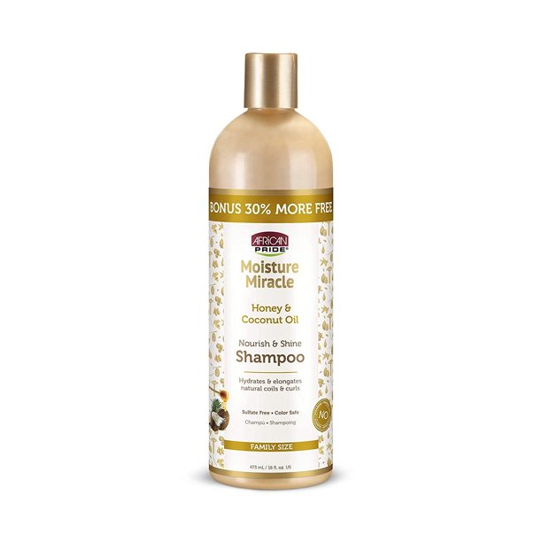 AFRICAN PRIDE HONEY & COCONUT OIL SHAMPOO 473ml/16oz image 0