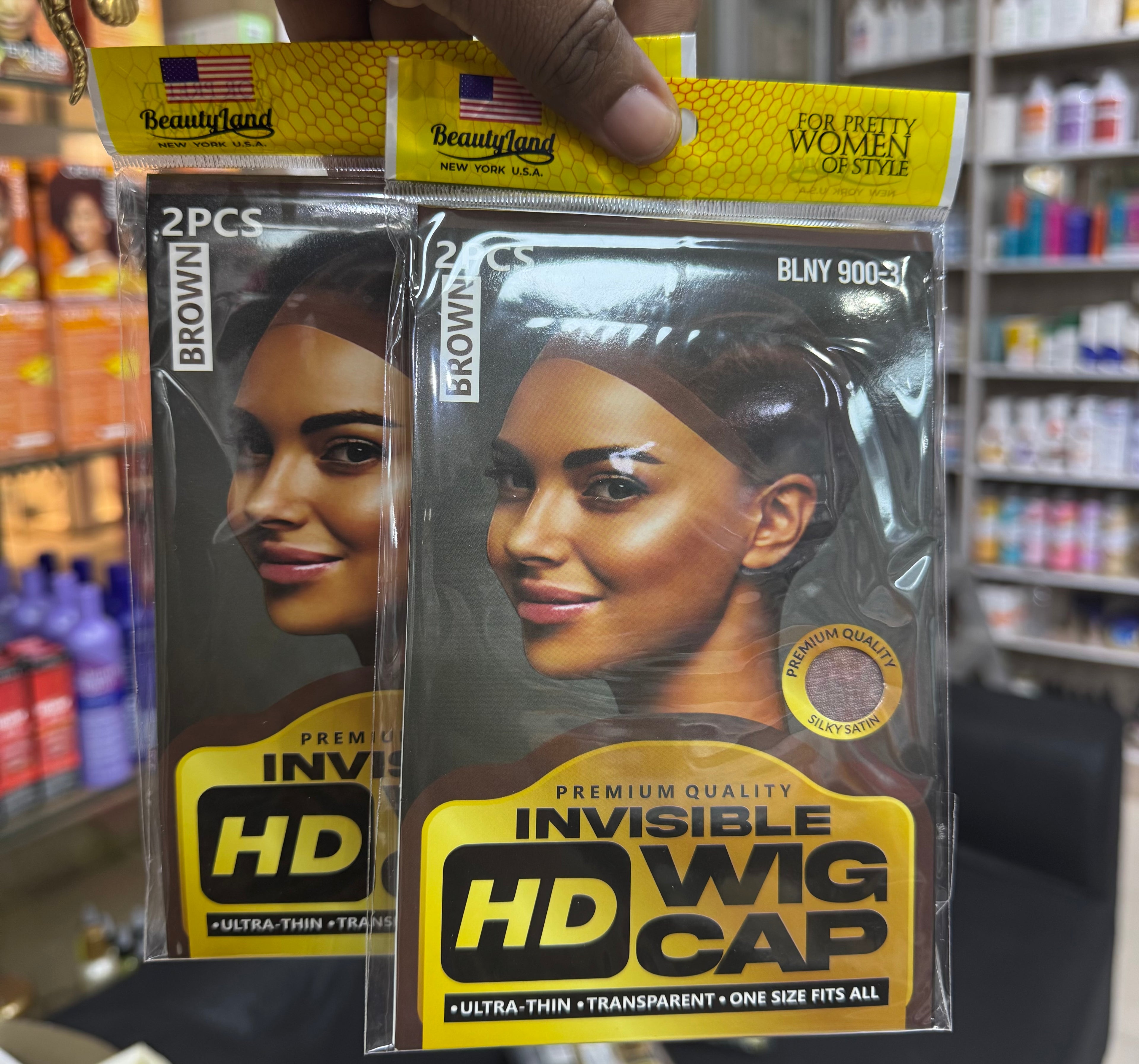 BEAUTYLAND INVISIBLE HD WIG CAP - BROWN