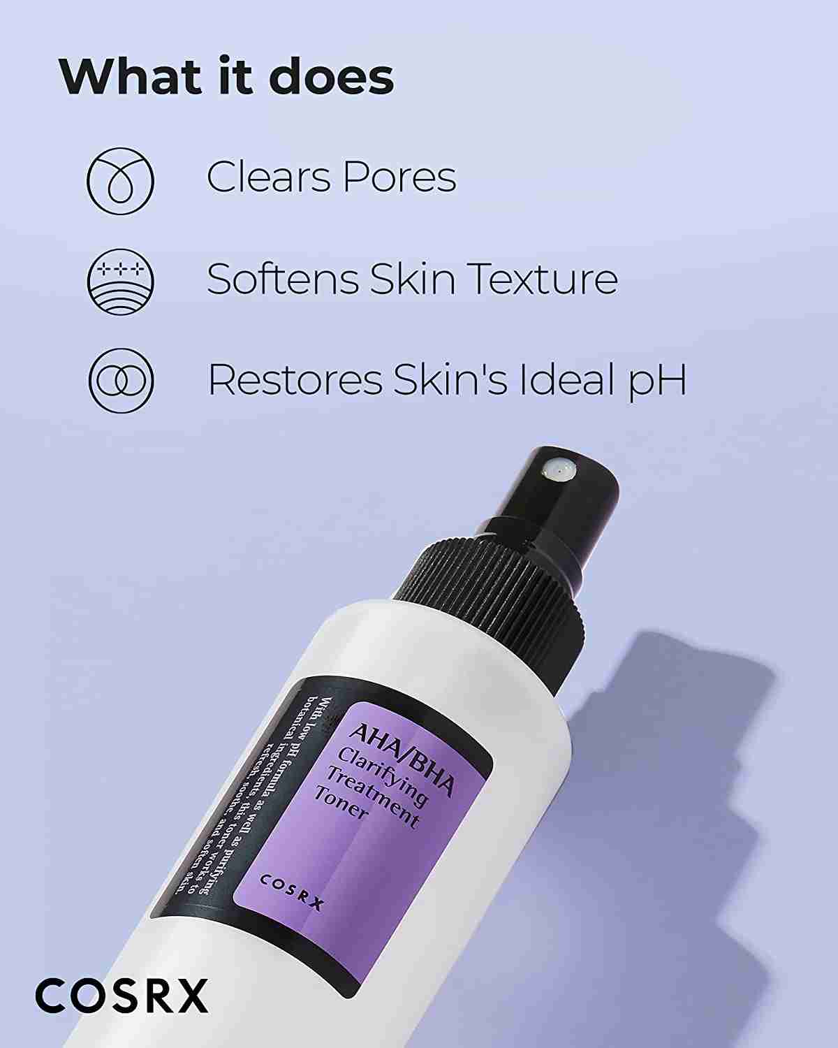COSRX AHA/BHA CLARIFYING TREATMENT TONER 150ml/5.07oz image 0