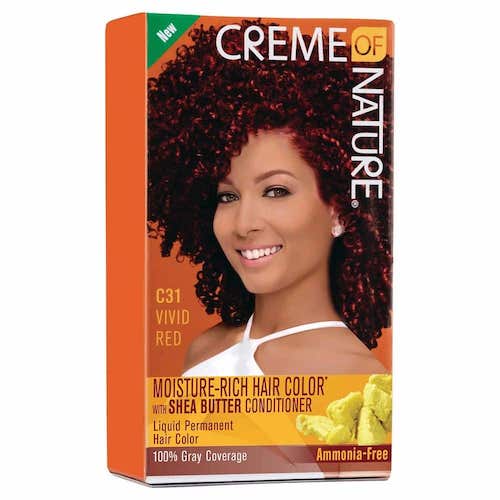 CREME OF NATURE MOISTURE RICH HAIR COLOR C31 VIVID RED image 1