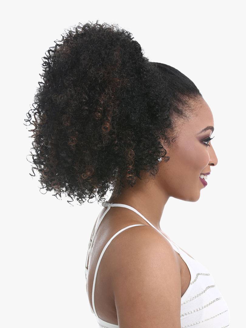 SENSATIONNEL SYNTHETIC PONYTAIL INSTANT PONY - NATURAL AFRO 18 image 0