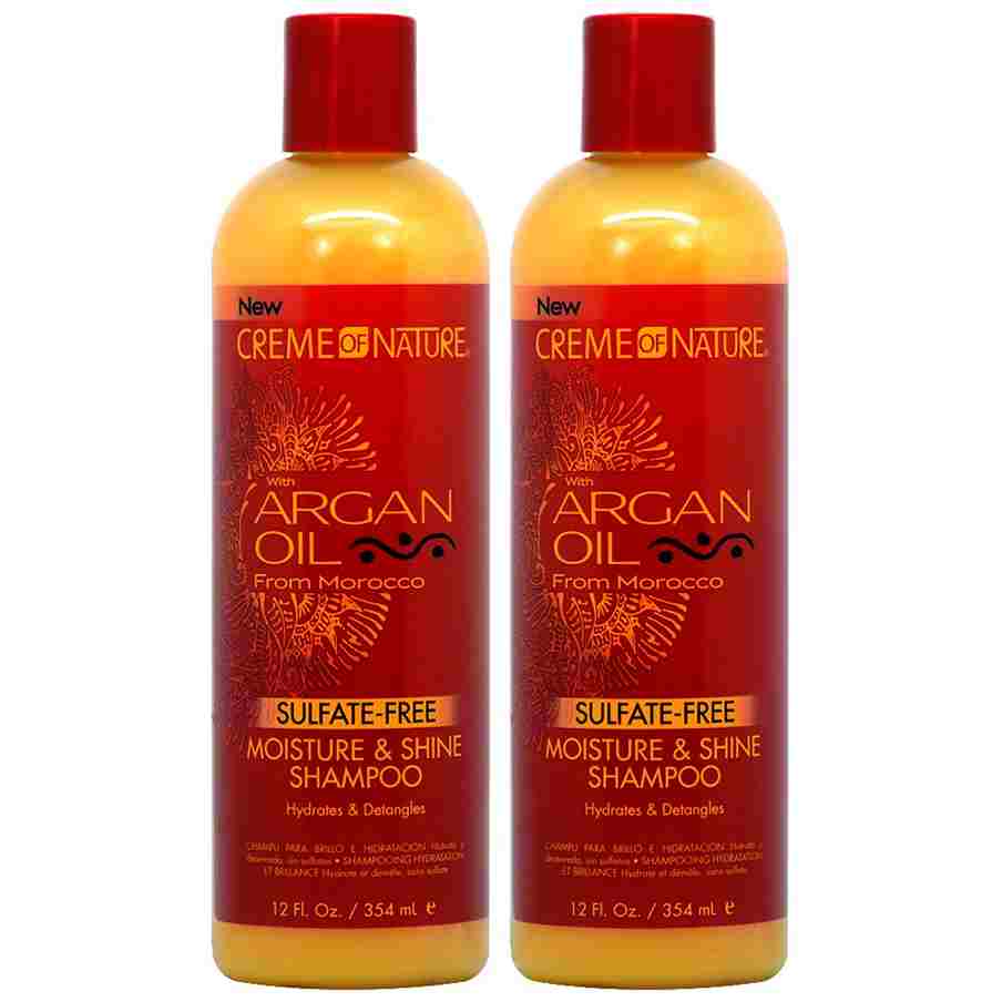 CREME OF NATURE ARGAN OIL SULFATE FREE MOISTURE & SHINE SHAMPOO image 1