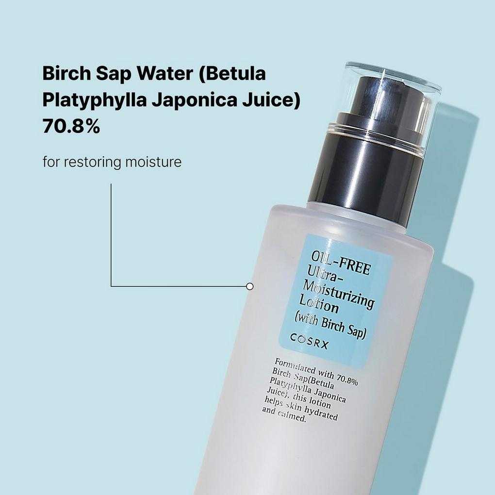 COSRX OIL-FREE ULTRA MOISTURIZING LOTION (WITH BIRCH SAP) 100ml/3.38oz image 0