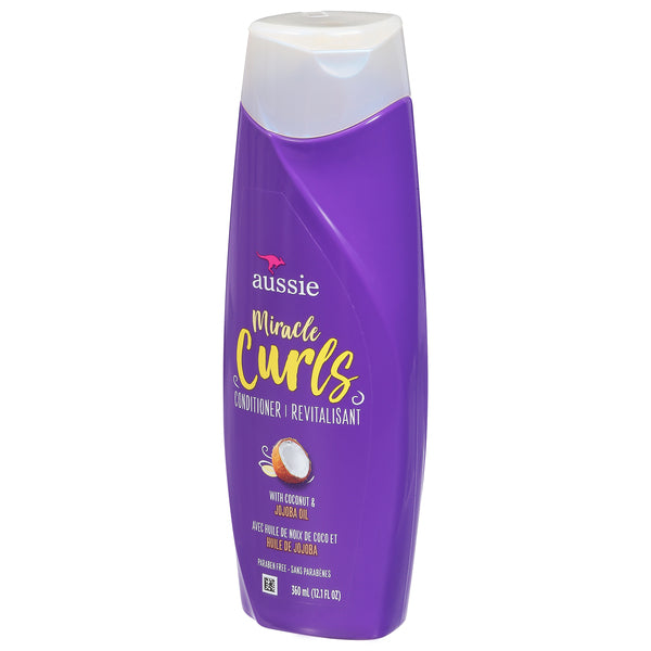 AUSSIE MIRACLE CURLS CONDITIONER WITH COCONUT & JOJOBA OIL 360ml/12.1oz image 0