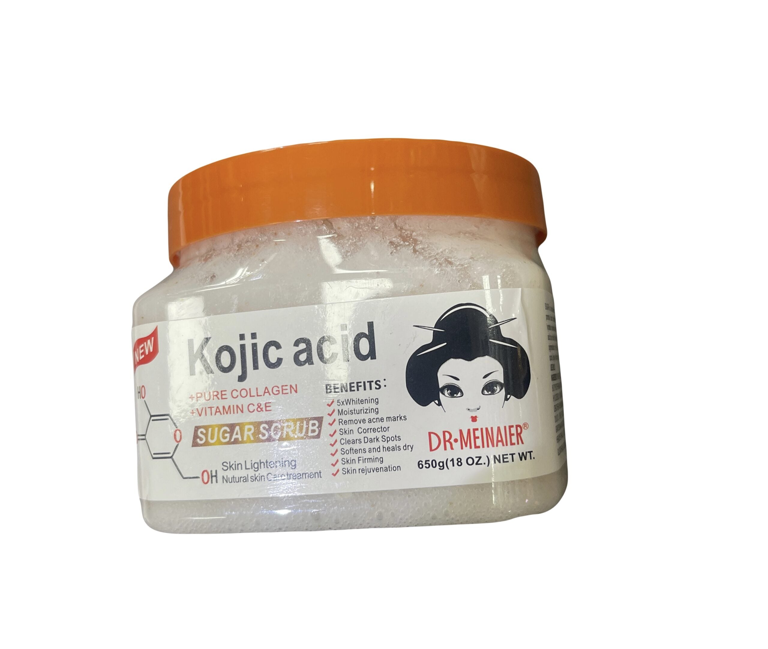 DR MEINAIER KOJIC ACID SUGAR SCRUB 650g/18oz image 0