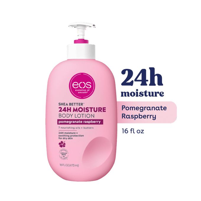 EOS 24H MOISTURE BODY LOTION POMEGRANATE RASPBERRY 16oz/473ml image 0