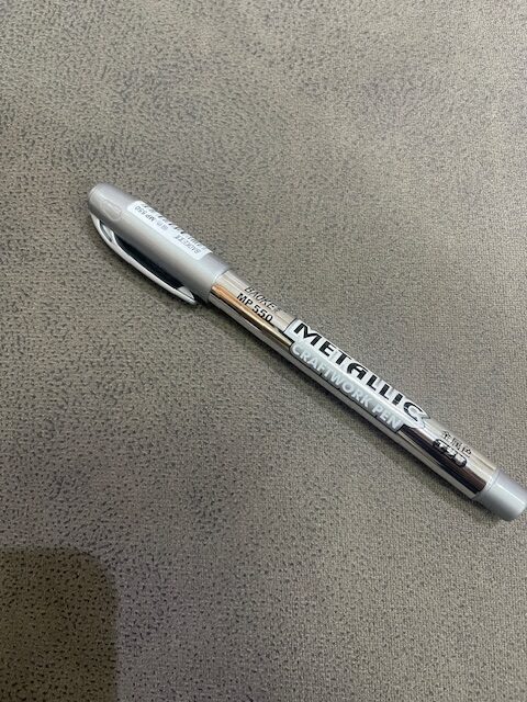 BAOKE METALLIC CRAFWORK PEN/MARKER - SILVER image 0