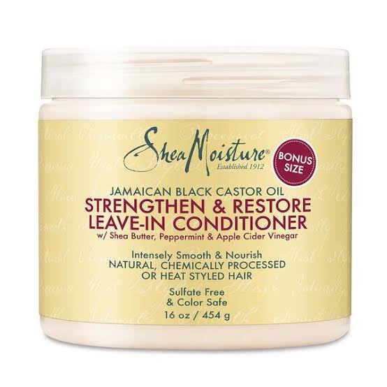 SHEA MOISTURE JAMAICAN BLACK CASTOR OIL STRENGTHEN & RESTORE LEAVE-IN CONDITIONER 16oz/454g image 0