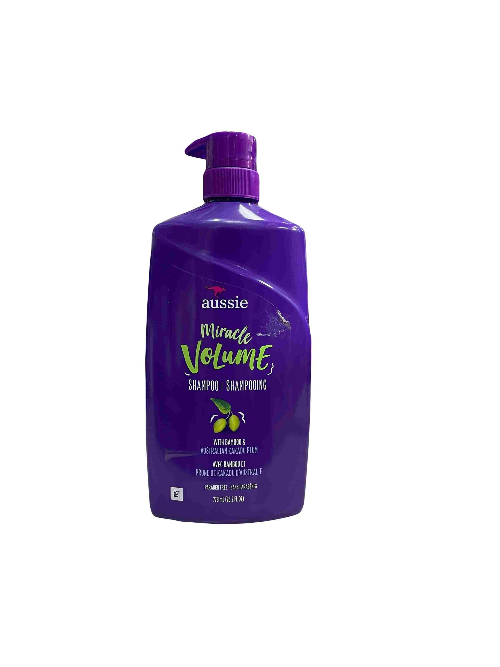 AUSSIE MIRACLE VOLUME SHAMPOO WITH BAMBOO & AUSTRALIAN KAKADU PLUM 778ml/26.2oz image 0