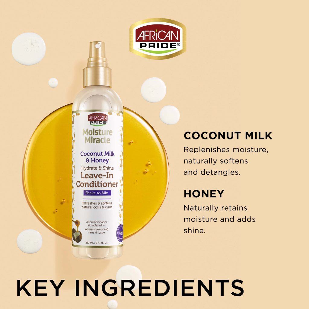 AFRICAN PRIDE COCONUT MILK & HONEY LEAVE-IN CONDITIONER 237ml/8oz image 0