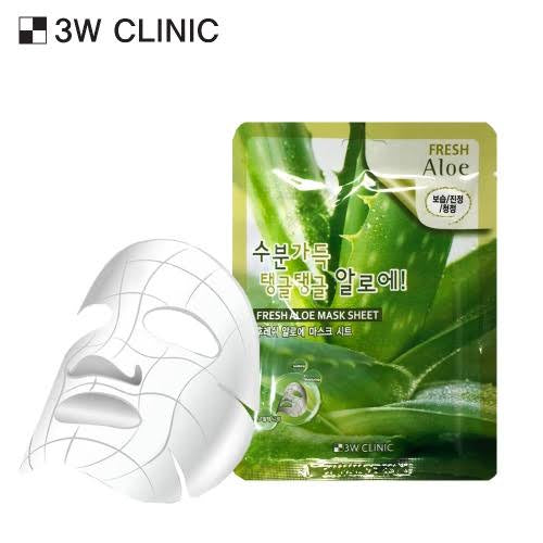 3W CLINIC FRESH ALOE MASK SHEET image 0
