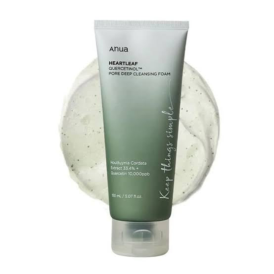 ANUA HEARTLEAF QUERCETINOL PORE DEEP CLEANSING FOAM 150ml/5.07oz image 0