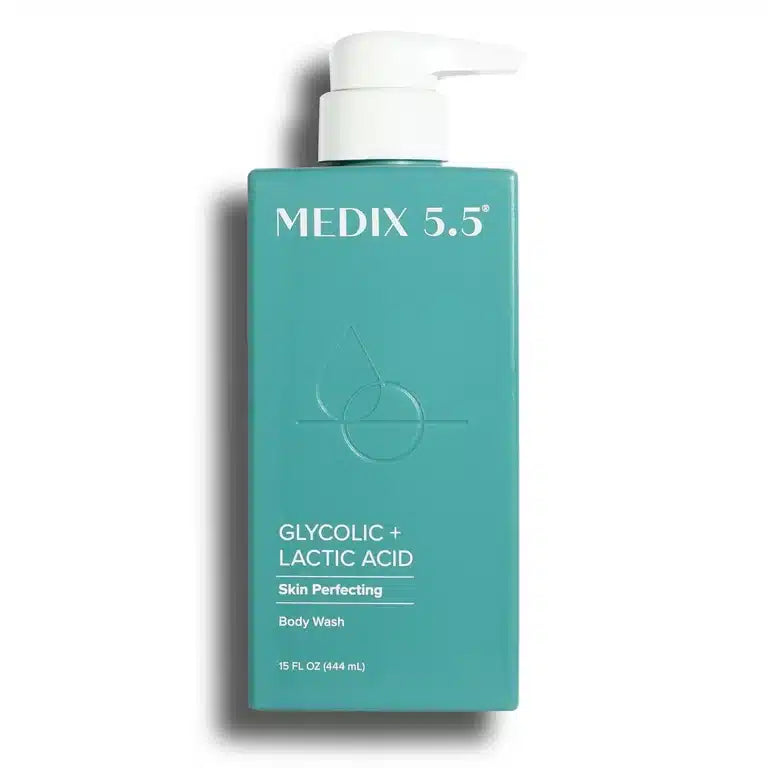 MEDIX 55 GLYCOLIC + LACTIC ACID SKIN PERFECTING BODY WASH 15oz/444ml image 0