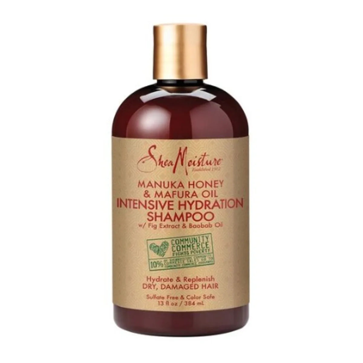 SHEA MOISTURE MANUKA HONEY & MAFURA OIL INTENSIVE HYDRATION SHAMPOO 13oz/384ml image 0