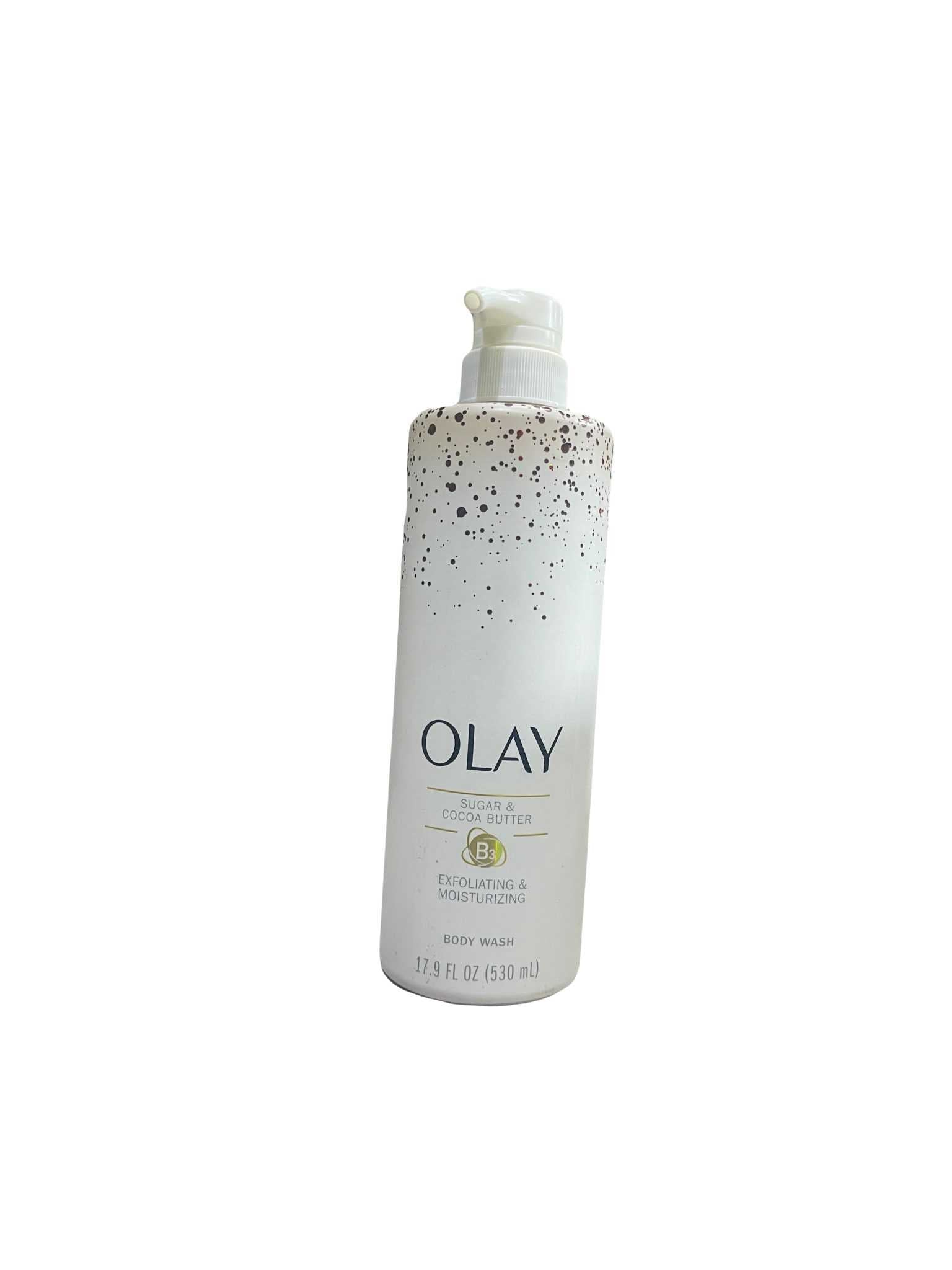 OLAY SUGAR & COCOA BUTTER EXFOLIATING & MOISTURIZING BODY WASH 17.9oz/530ml image 0