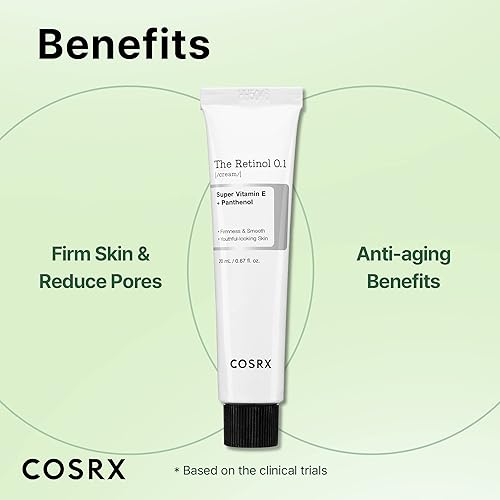 COSRX THE RETINOL 0.1 CREAM SUPER VITAMIN E + PANTHENOL 20ml/0.67oz image 0