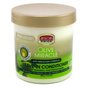 AFRICAN PRIDE OLIVE MIRACLE ANTI-BREAKAGE LEAVE IN CONDITIONER 425g/15oz image 0