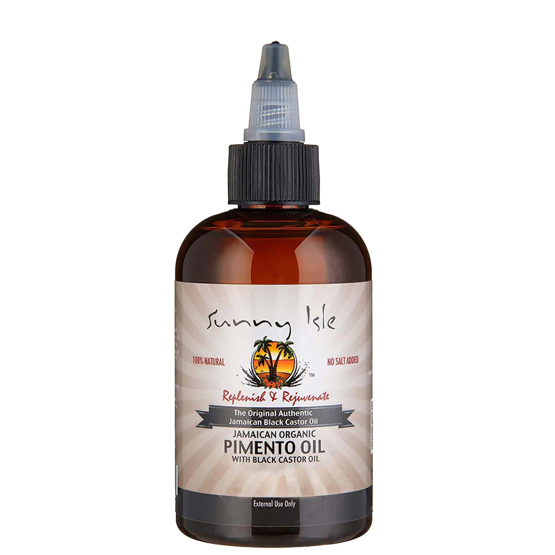 SUNNY ISLE JAMAICAN ORGANIC PIMENTO OIL WITH BLACK CASTOR OIL 4oz image 0