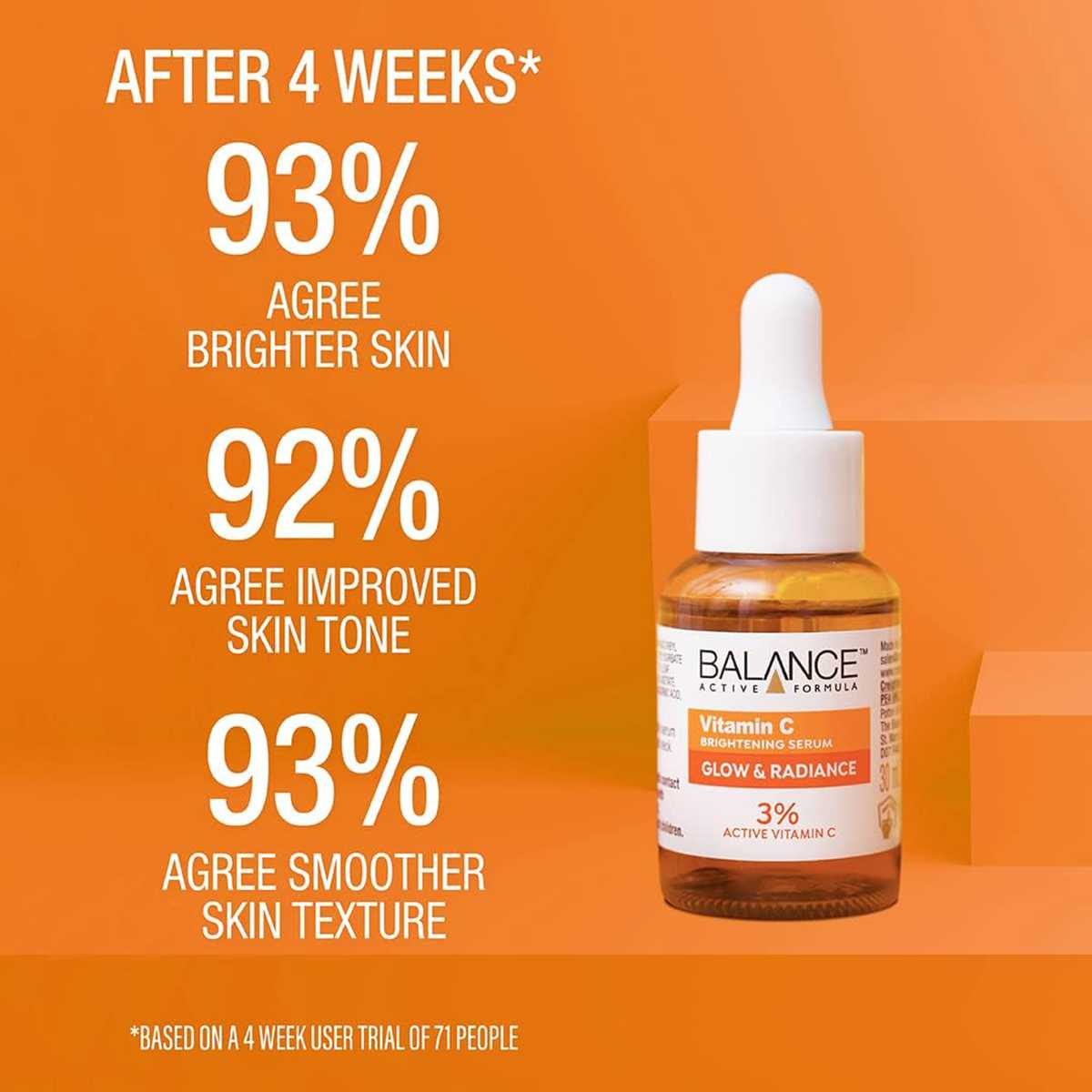 BALANCE ACTIVE 3% VITAMIN C BRIGHTENING SERUM 30ml/1oz image 0