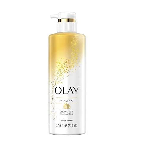OLAY VITAMIN C CLEANSING & REVITALIZING BODY WASH 17.9oz/530ml image 0