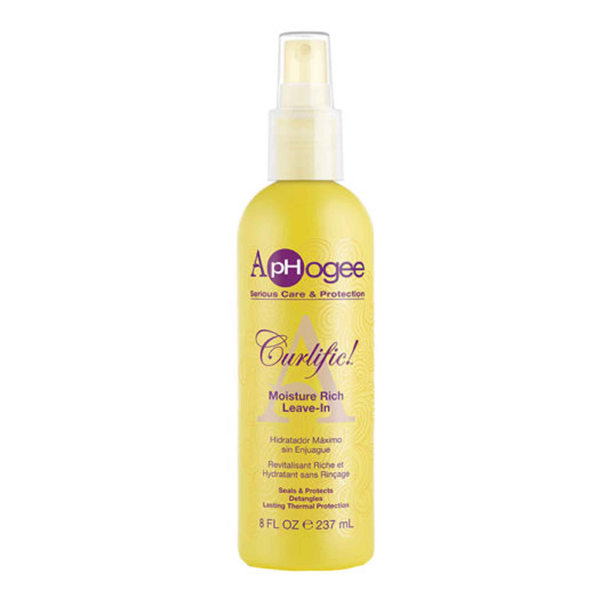 APHOGEE CURLIFIC MOISTURE RICH LEAVE-IN 8oz/237ml