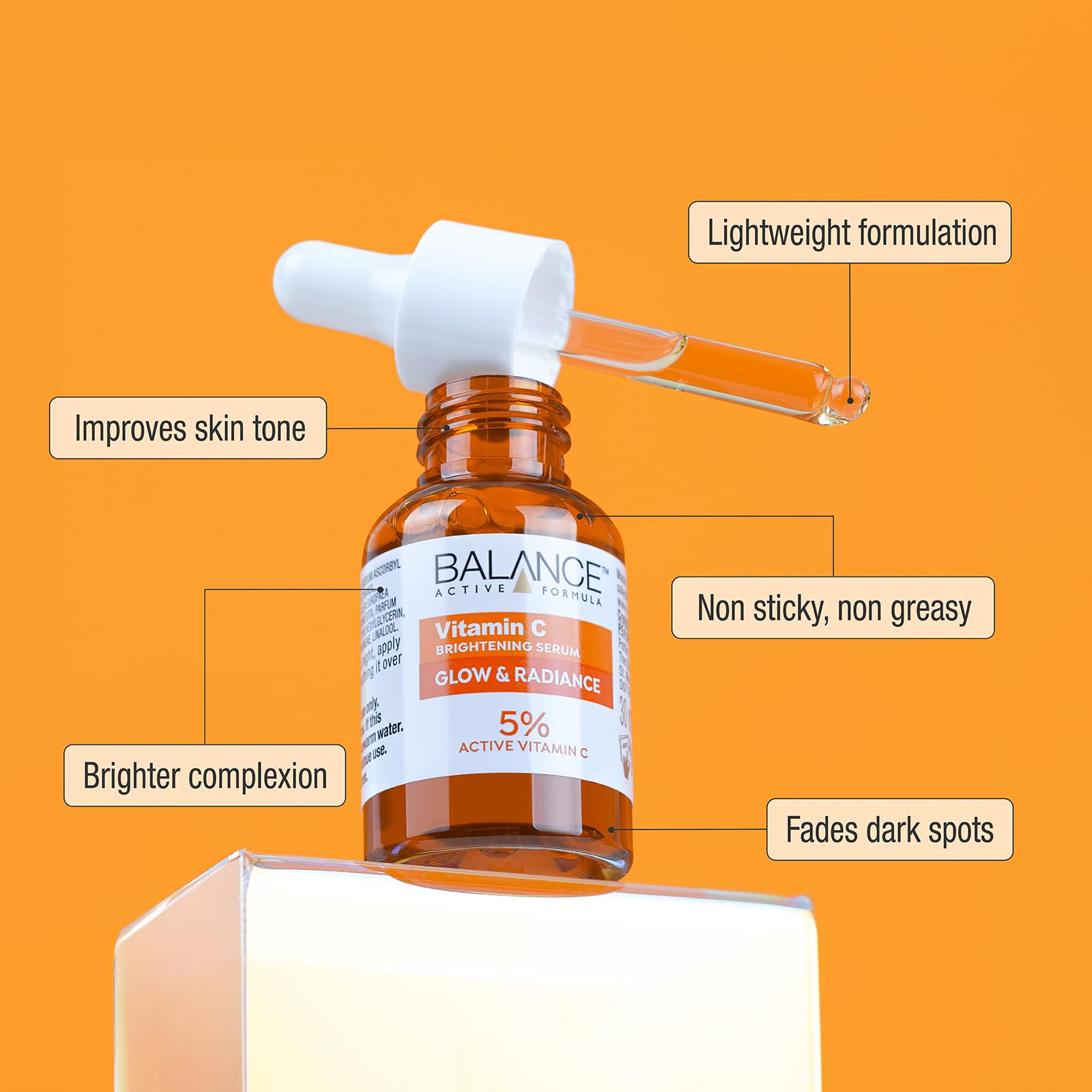 BALANCE ACTIVE 5% VITAMIN C BRIGHTENING SERUM 30ml/1oz
