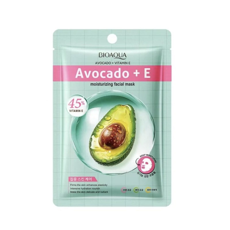 BIOAQUA AVOCADO + VITAMIN E MOISTURIZING FACIAL MASK - SHEET MASK